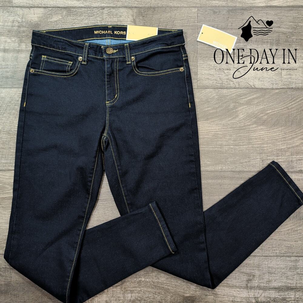 Michael Kors Mid Rise Izzy Skinny Jeans Size 6